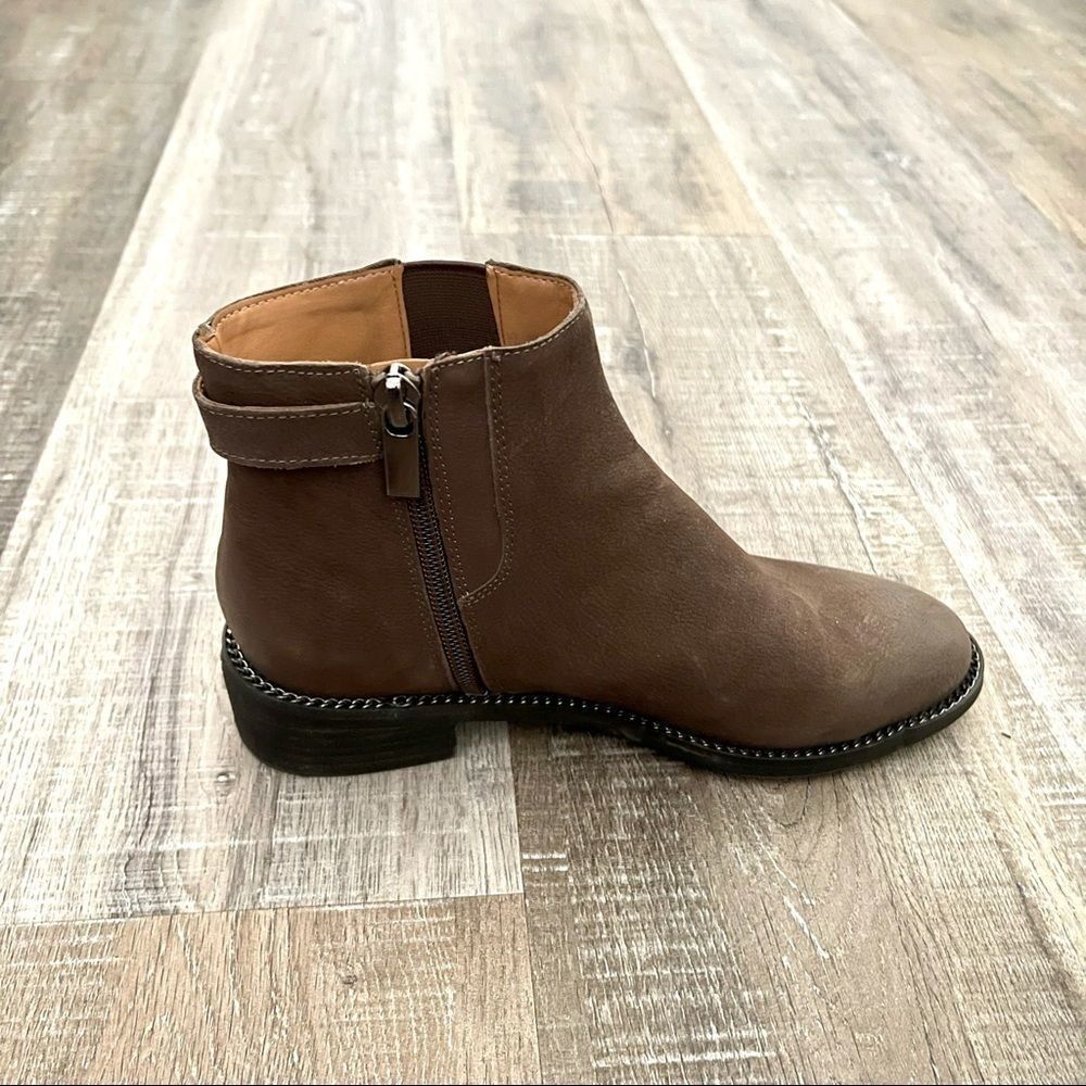Franco Sarto brown leather booties - Picture 2 of 6